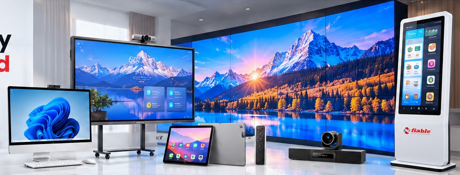 Fiable technology solutions including displays and computing products